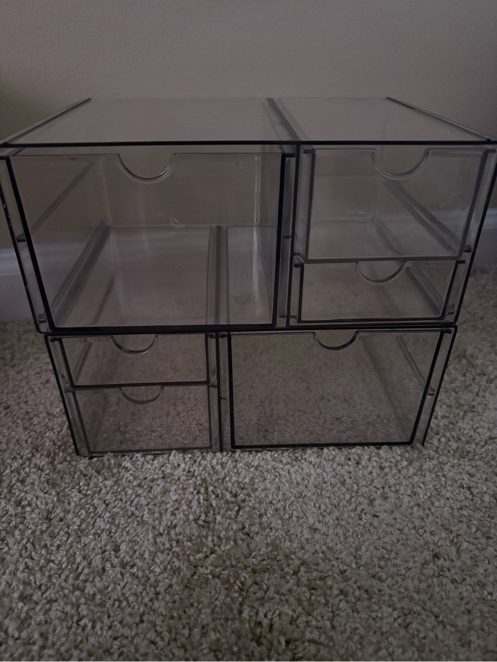 Clear Modular Drawer Organizer - Transparent Storage Solution